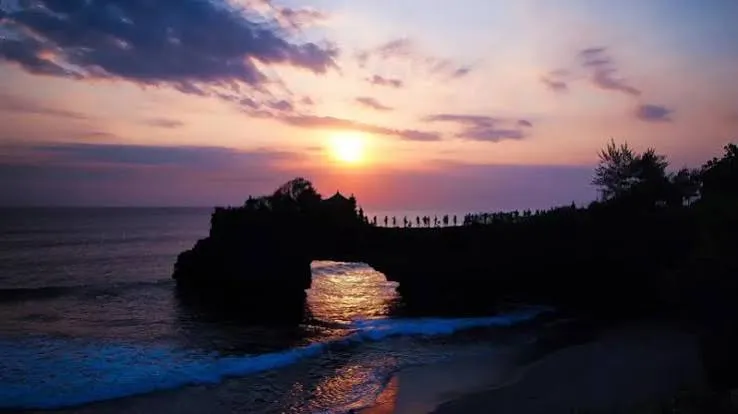The Drive South — Tanah Lot Sunset