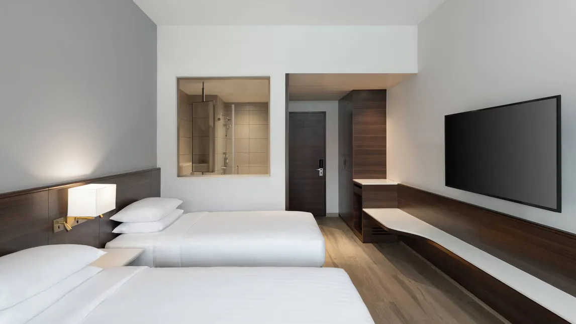Deluxe, Guest room, 2 Twin, Pool view photo 1