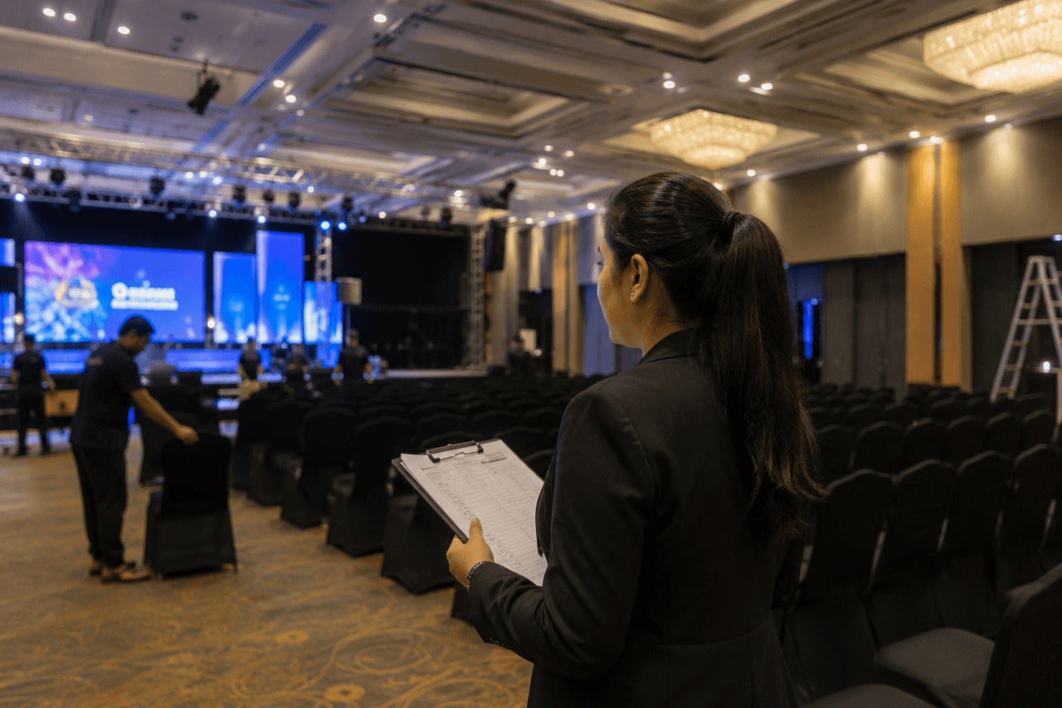 Incentive travel — airplane, trophy and resort