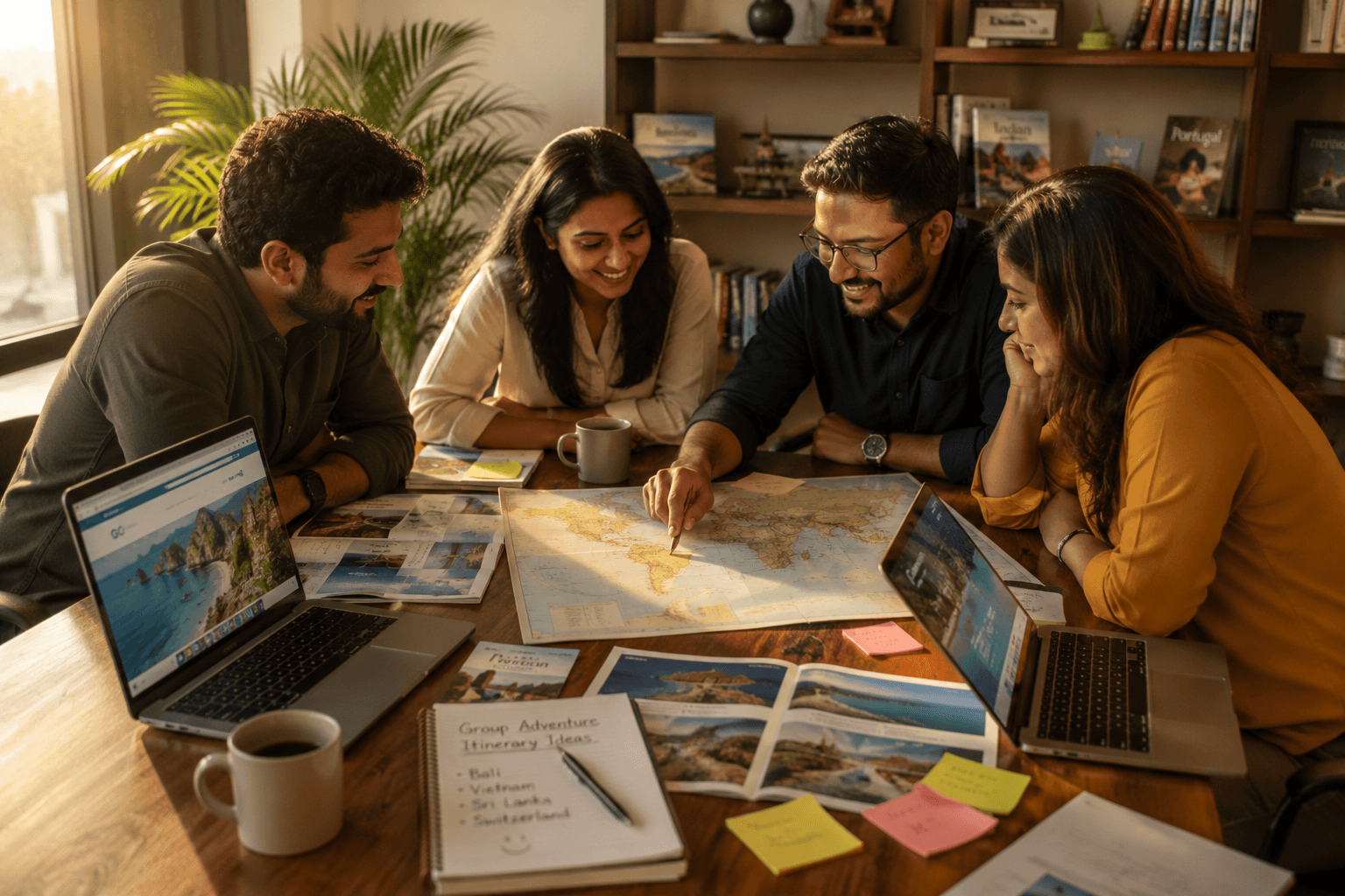A journey illustrated — flights, rewards and destinations