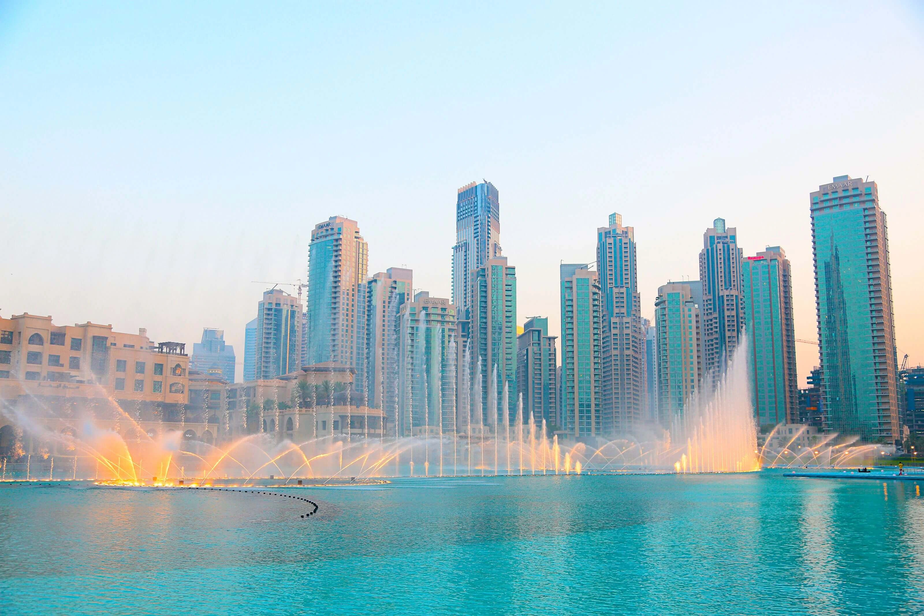 modern Dubai skyline view
