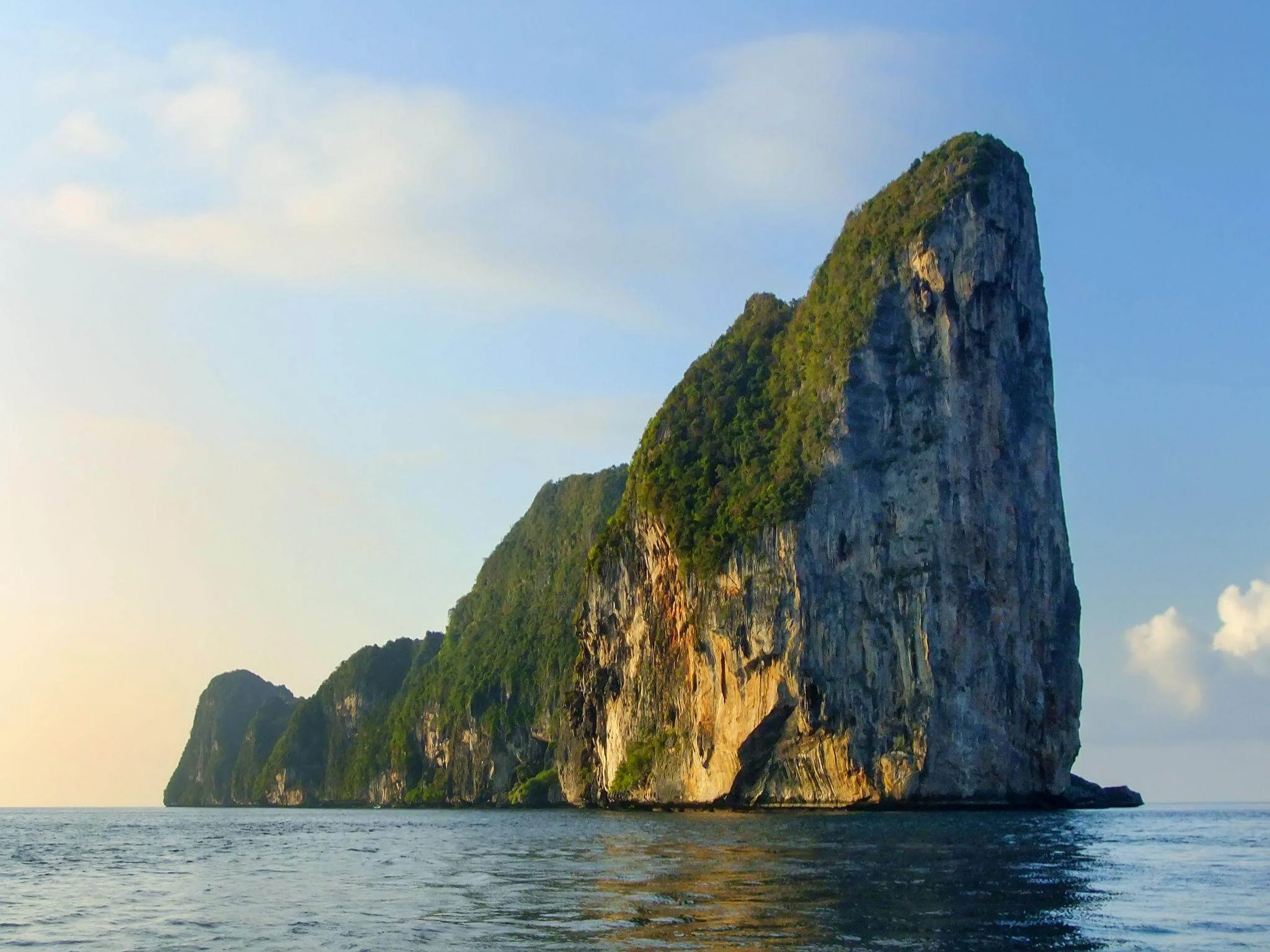 Limestone cliffs of Phi Phi Leh Island, Krabi Province, Thailand