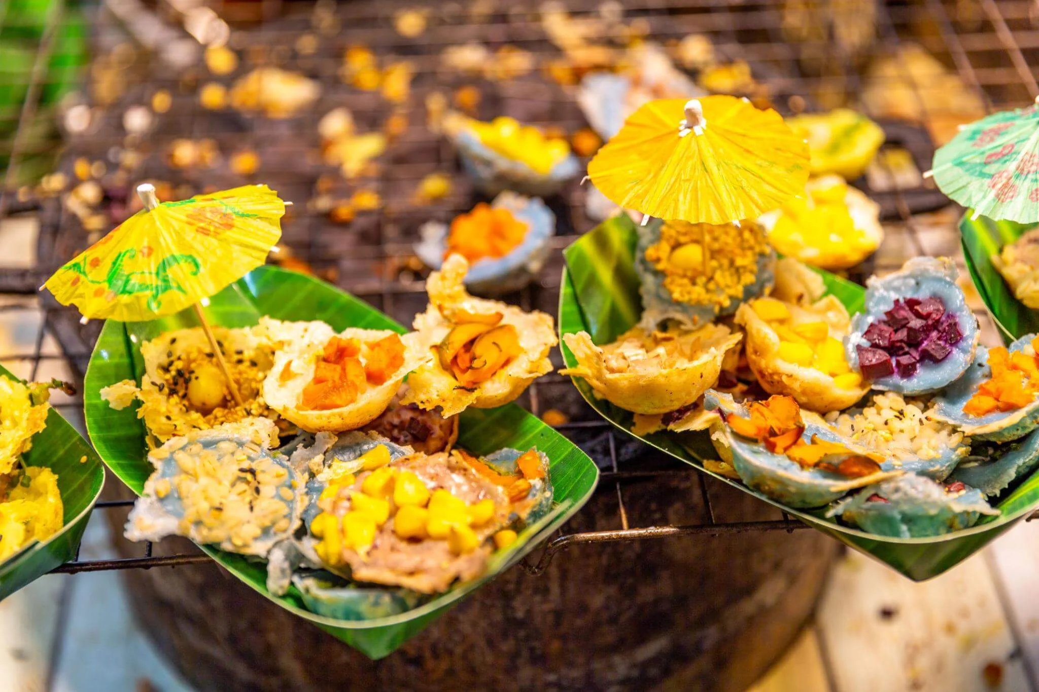 Thai street food vendor in Bangkok, Thailand
